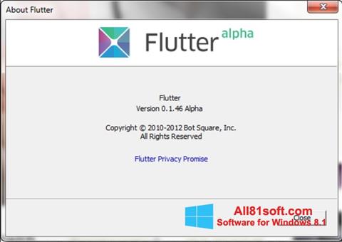 Ảnh chụp màn hình Flutter cho Windows 8.1
