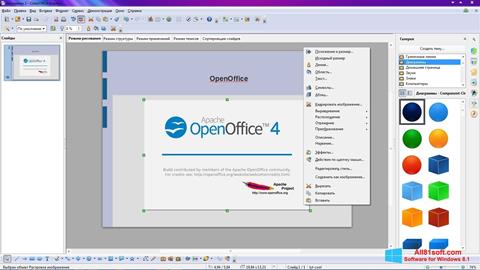 Ảnh chụp màn hình Apache OpenOffice cho Windows 8.1