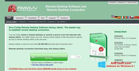 Ảnh chụp màn hình Ammyy Admin cho Windows 8.1