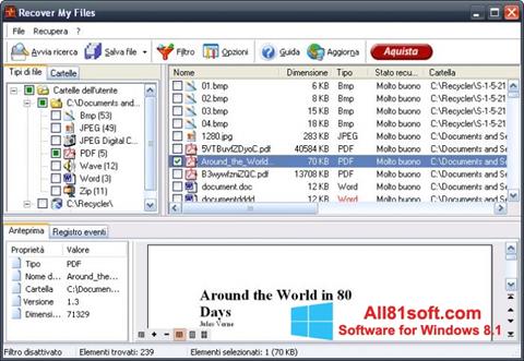 Ảnh chụp màn hình Recover My Files cho Windows 8.1
