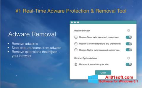 Ảnh chụp màn hình Adware Removal Tool cho Windows 8.1