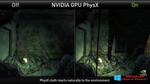 Ảnh chụp màn hình NVIDIA PhysX cho Windows 8.1