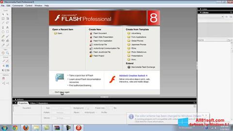 Ảnh chụp màn hình Macromedia Flash Player cho Windows 8.1