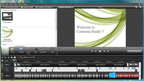 Ảnh chụp màn hình Camtasia Studio cho Windows 8.1