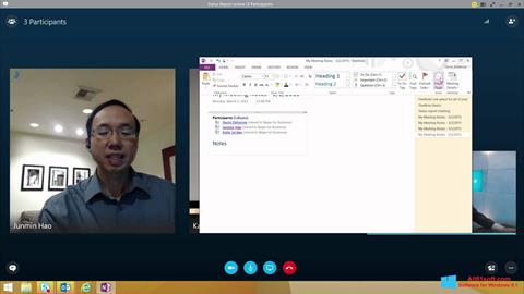Ảnh chụp màn hình Skype for Business cho Windows 8.1
