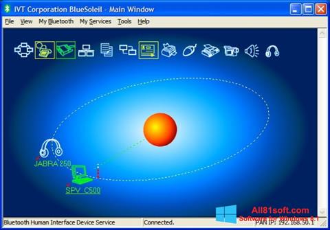 Ảnh chụp màn hình BlueSoleil cho Windows 8.1