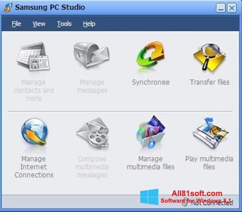 Ảnh chụp màn hình Samsung PC Studio cho Windows 8.1