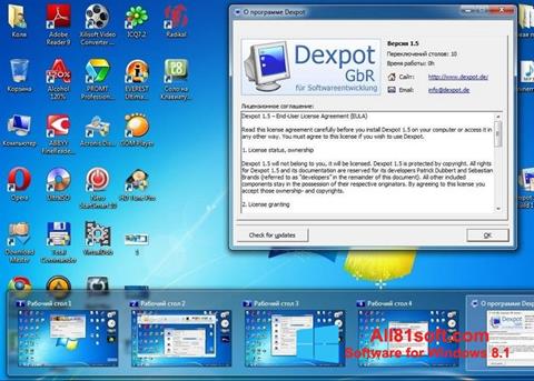 Ảnh chụp màn hình Dexpot cho Windows 8.1