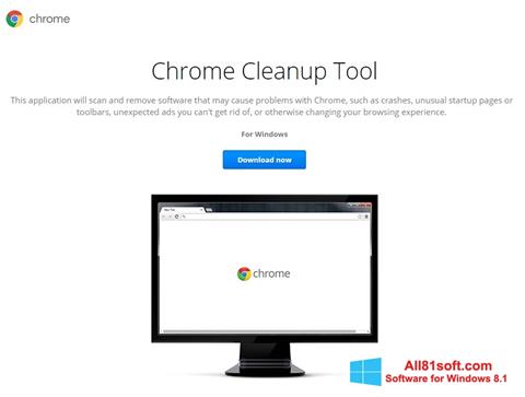 Ảnh chụp màn hình Chrome Cleanup Tool cho Windows 8.1