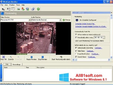 Ảnh chụp màn hình WebCam Monitor cho Windows 8.1