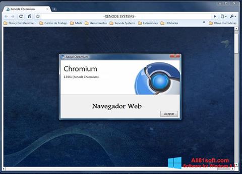 Ảnh chụp màn hình Chromium cho Windows 8.1