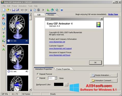 Ảnh chụp màn hình Easy GIF Animator cho Windows 8.1