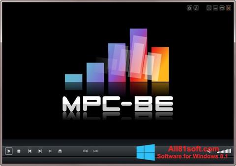 Ảnh chụp màn hình MPC-BE cho Windows 8.1