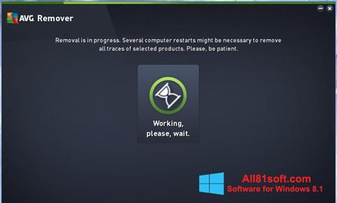 Ảnh chụp màn hình AVG Remover cho Windows 8.1