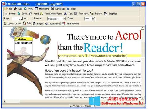 Ảnh chụp màn hình PDF Reader cho Windows 8.1