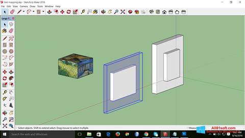 Ảnh chụp màn hình SketchUp Make cho Windows 8.1