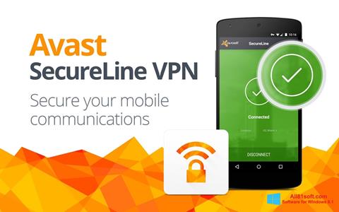 Ảnh chụp màn hình Avast SecureLine VPN cho Windows 8.1